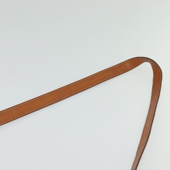 CELINE Macadam Canvas Shoulder Bag Pvc Leather Brown Gold - Picture 8 of 12